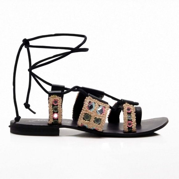 NWT Free People Mantra Mirror Sandals - 7.5 - Picture 2 of 12
